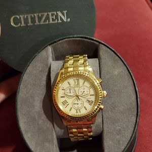 Citizens Women's Gold Plated Watch